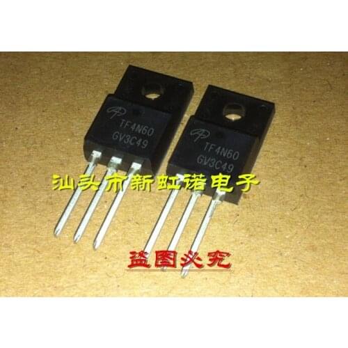 5Pcs/Lot New Original AOTF4N60 TF4N60 Triode Integrated Circuit Good Quality In Stock