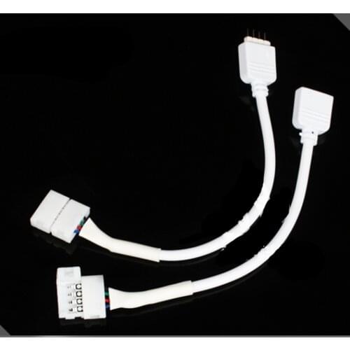 5050 RGB LED Strip 4Pin Connector Cable RGB to Controller Female Port Cable