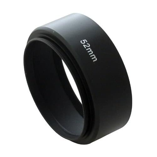 52mm Professional Standard Metal Lens Hood for Canon Nikon Sony Leica Olympus Pentax