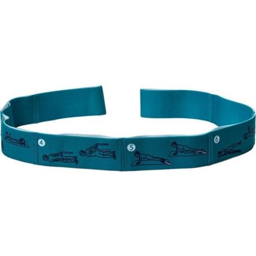 Elastic Yoga Pilates Stretch Strap Belt Fitness Resistance Band Gym Equipment Yoga Belts