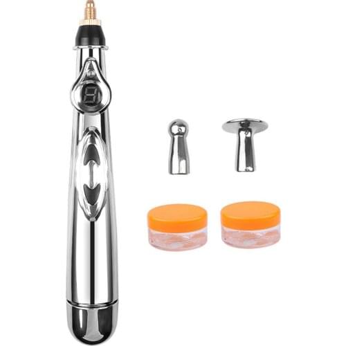 Hot Sale Electronic Acupuncture Pen Electric Meridians Laser Therapy Heal Massage Pen Meridian Energy Pen Relief Pain Tools