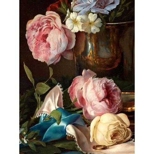 Full Square/Round DIY Diamond Embroidery Colorful flower 5D Diamond Painting Rhinestone Mosaic Home Decor HYY