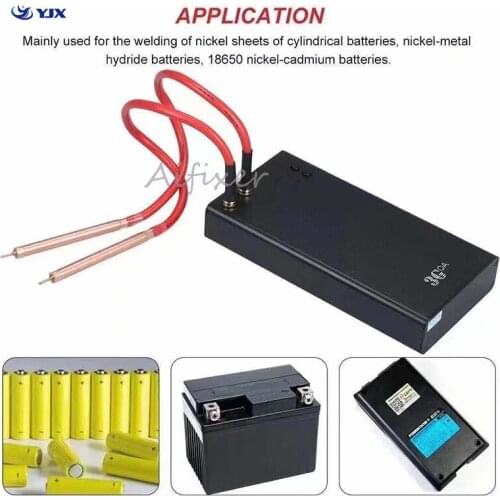 Mini Battery Spot Welder Machine Adjustable 6 Gears 18650 Cylindrical Hydride Nickel Sheets Batteries Iron Soldering Portable