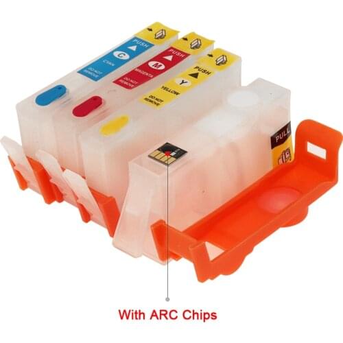 For HP903 HP 903 Refillable Ink Cartridge With ARC chips For HP OfficeJet Pro 6950 6951 6954 6956 6961 6970 All-in-one Printers