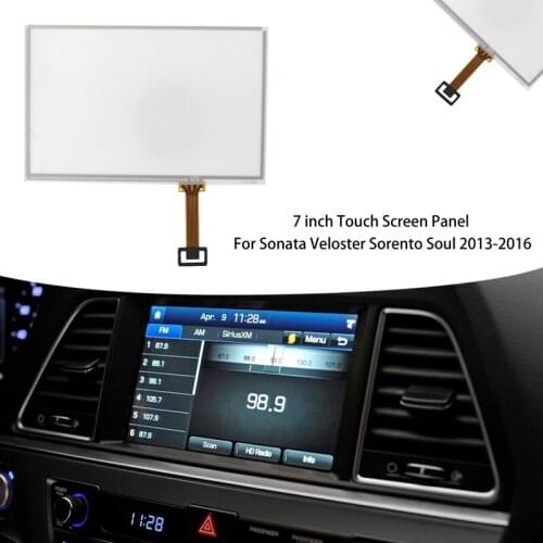 Novel-7 Inch Press Screen Panel Glass Digitizer for Hyundai Sonata Veloster Kia Sorento Soul 2013-2016 Radio Navigation 7inch