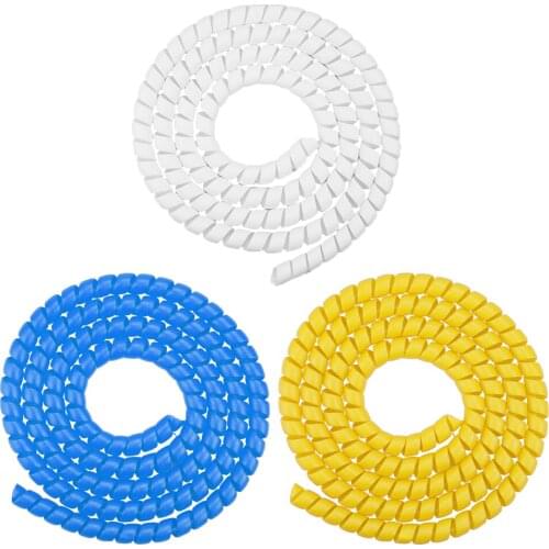 8mm 1m Electric Scooter Brake Line Organizer Protection Spiral Winding Wire for Xiaomi M365 Protective Cover for Xiaomi M365