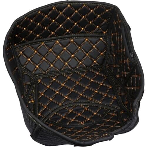 Motorcycle Rear Trunk Cargo Liner Protector PU Leather Seat Bucket Pad for YAMAHA TMAX 530 TMAX 530 2012-2016
