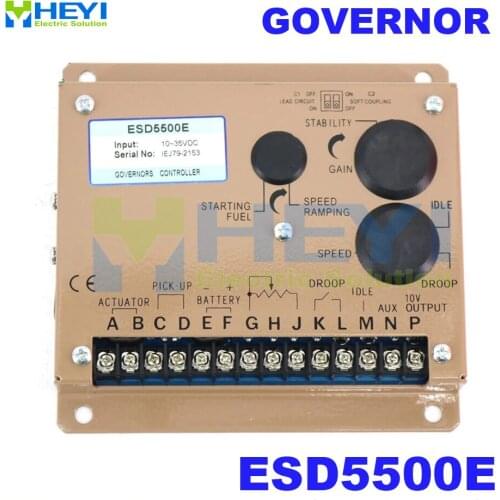 Actuator ESD5500E Diesel generator Governor 12V / 24V Gasoline Generator Parts Speed Governor Controller