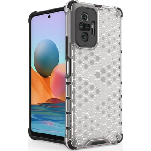 Shockproof Case For Xiaomi Redmi Note 10 Pro Transparent Armor Drop Protective Hard PC Back Cover for Redmi Note 10 Pro Max