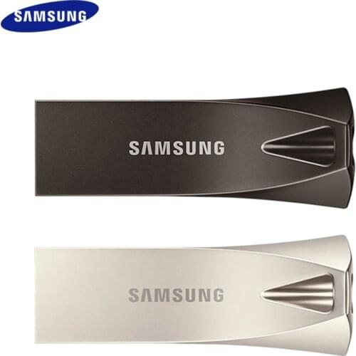 SAMSUNG USB Flash Drive Disk 32GB 64GB 128GB 256GB USB 3.1 Gray Metal Mini Pen Drive Pendrive Memory Stick Storage Device U Disk
