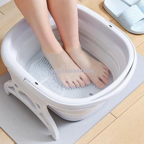 Foldable Foot Basin Foot Basin Leg Plastic Foot Basin Heat Preservation Portable Foot Basin Household Foot Basin