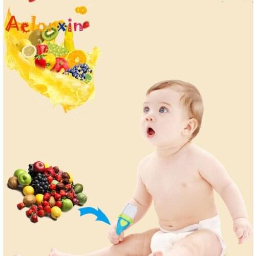 2018 Baby Pacifier Nipple Infant Fresh Food Milk Nibbler Feeder Newborn Feeding Tool Safe Vegetable Chew Supplies Bags Holder