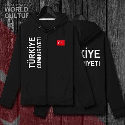 Turkey TUR Turkish Turk TR mens zipper fleeces hoodies winter jerseys men jackets and nation clothes country sweatshirt coats
