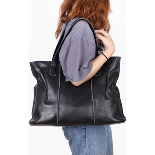 High-capacity Female Underarm Bag Luxury Handbags Women Designer Tote Bag Genuine Leather Fashionable Big Shoulder Bag Cowhide