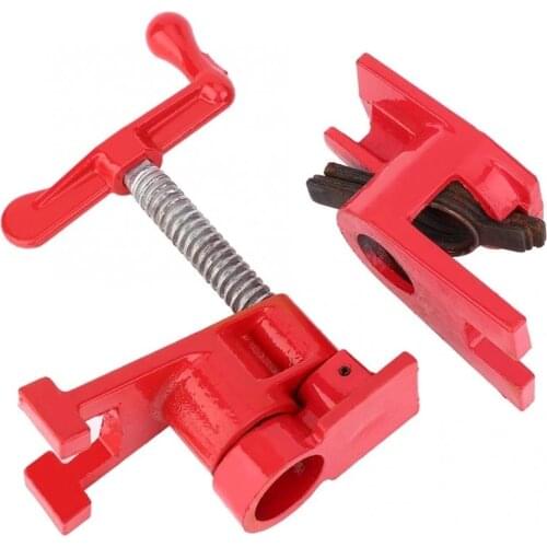Pipe Clamp Hand-Cranked Vertical Woodworking Quick Clamp Fixture Carpenter Tool Furniture Fixed Clip Tool