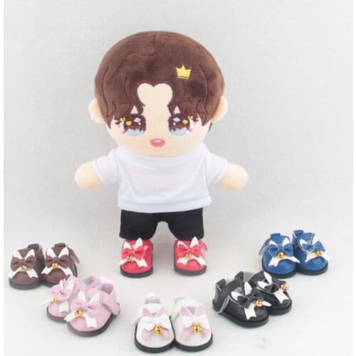 1/6 BJD 5cm Doll Shoes Christmas Red Bell PU Shoes For 14.5 Inch American Doll&1/6 BJD Blythe EXO Doll Boots Doll Girls Toy