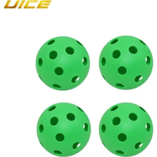 4Pcs Floorball Stick Ball PVC Plastic for Field Hockey Training Street Outdoor Sport Practice Ice Hockey Puck Equipment