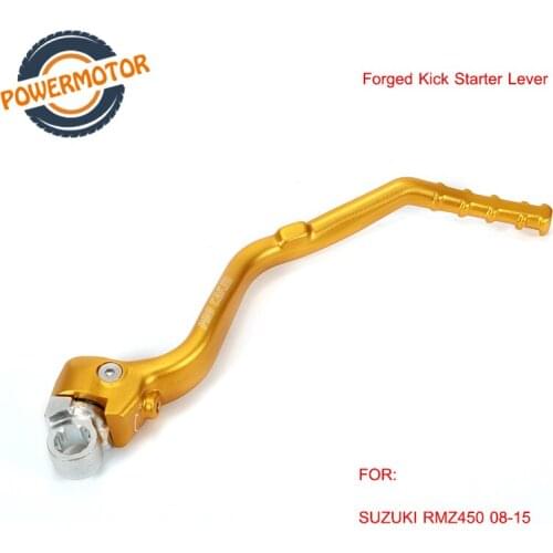Aluminum CNC Forged Kick Start Starter Lever Pedal Arm For SUZUKI RMZ450 RMZ 450 2008 2009 2010 2011-2016 Motocross Dirt Bike
