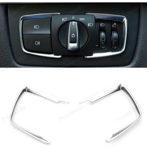 For BMW 3 4 Series X5 F30 F31 F32 F34 F15 2012-2015 headlight switch trim cover sticker auto accessories