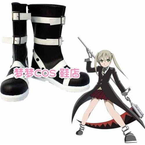 Soul Eater MAKA Cosplay Shoes Boots Game Anime Halloween Costume Accessories Custom-Made