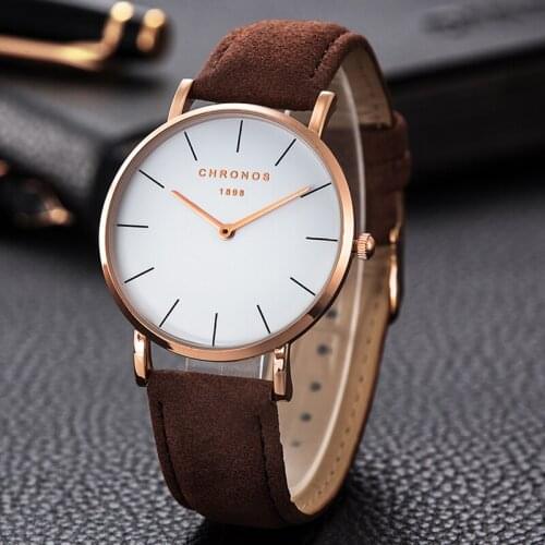 Lovers Cuple Watches Women Man Simple Fashion Analog Leather Stainless Steel Quartz Wristwatch Valentines Day Gift