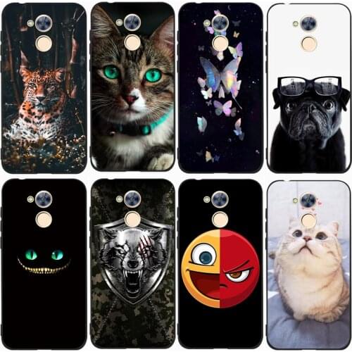For HUAWEIHONOR 6A DLI-TL20 Case Rose Wolf Cute Patterned Cover Soft Silicon Phone Case for Huawei Honor 6A DLI-TL20 Top Quality