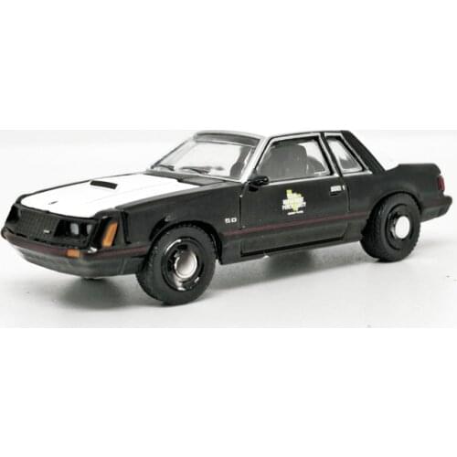 Greenlight 1:64 1982 Ford Mustang SSP TEXAS PUBLIC SEAFTY DEP Diecast Model Car Loose