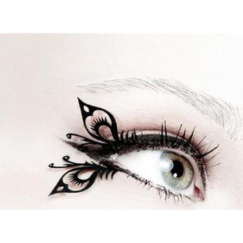 1 pair/pack Sexy Slim Artistic Creative Open Work Butterfly False Fake Eyelashes Women Make Up Tool Maquiagem