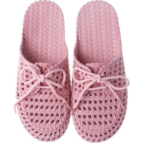 JARYCORN New summer hole shoes female sandals students flat mom shoes beach foot sandals home lady slippers