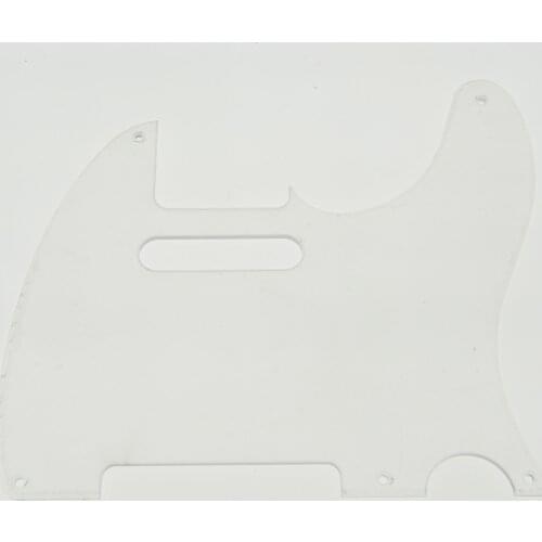 KAISH Transparent 5 Hole TL Single Pick Guard Clear Scratch Plate for TL