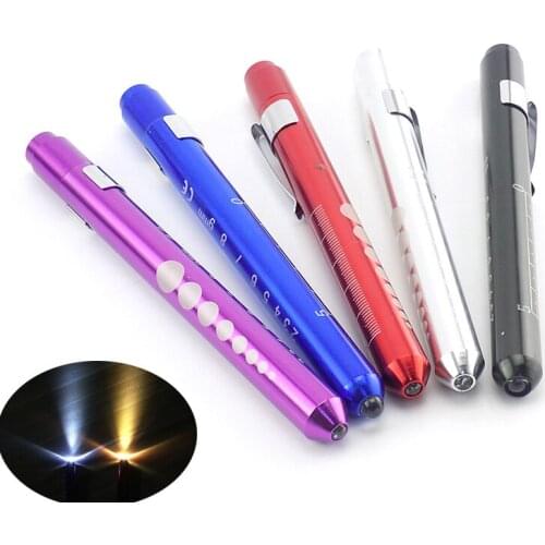 Mini Pocket Penlight Work Light Torch Doctor Nurse Medical Flashlight LED Flashlight Mouth Ear Care Inspection Lamp Lanterna