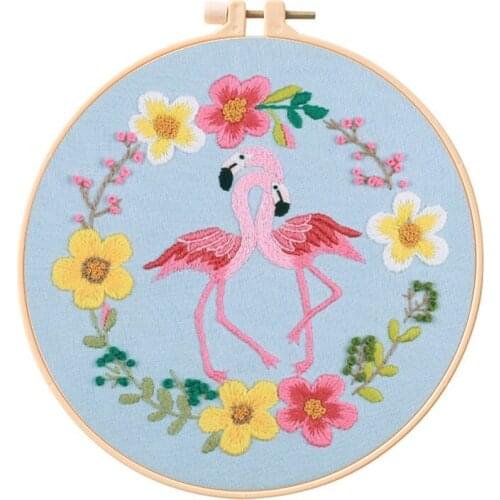 Swan Embroidery Kit for Beginners, Modern Embroidery Starter Kits, Gift Embroidery Set, Craft Kit, English Description