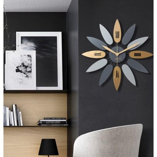 Nordic Wall Hanging Clocks Home Decor Mediterranean Sea Wall Decoration Wall Digital Clock Wall Watch Modern Decor Creative