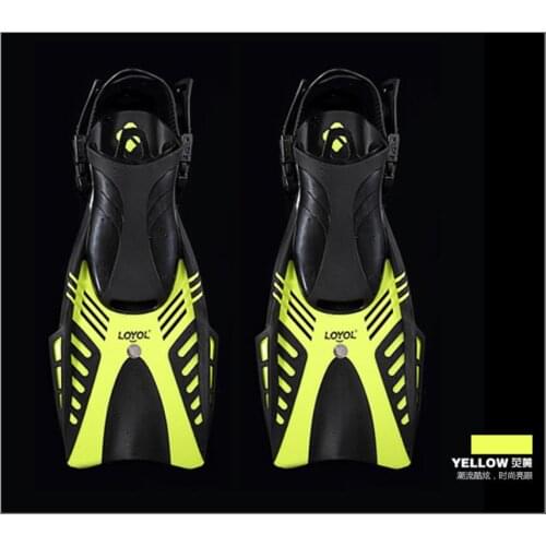 Swimming flippers adjustable flippers adult swim fins long flippers flippers diving equipment