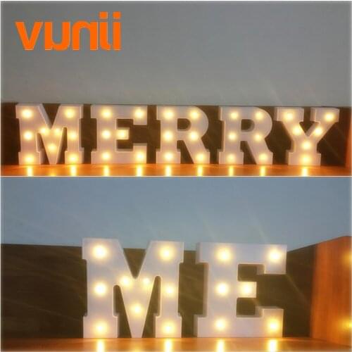 3D LED Night Light With ABS Letter Lights designed for Festival Decorative, Bar,Wedding,Propose, Birthday Party, Home decorated