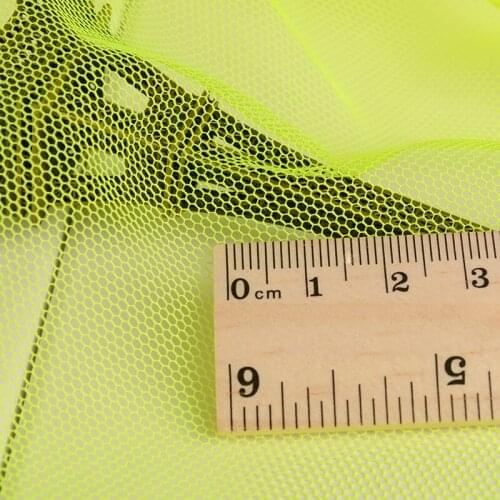 Width 62'' Summer Densified Solid Color Soft Mesh Fabric By The Yard For Skirt Mosquito Net Clothing Material