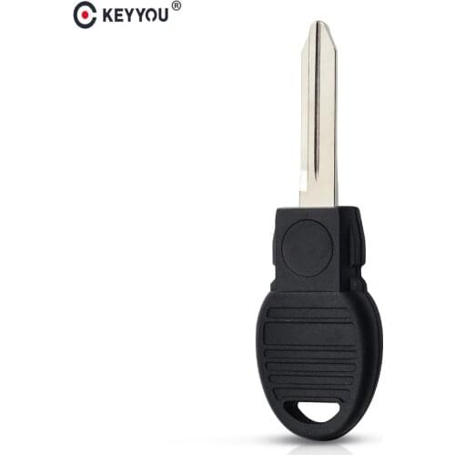 KEYYOU Transponder Chip Car Key Shell Cover Case For Chrysler Dodge For Jeep Blank Key Cover Blade -Y170 Replacement