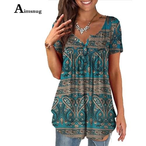 Plus Size 5xl Ladies Elegant Leisure Casual T-shirt Vintage Flower Print Tops Loose Women Clothing 2021 Summer Tees shirt Femme