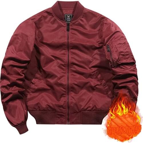 Winter Padded Bomber Jacket Men MA-1 Waterproof Winter Coat MA1 Male Streetwear Branded Army Outerwear For Boy 2021