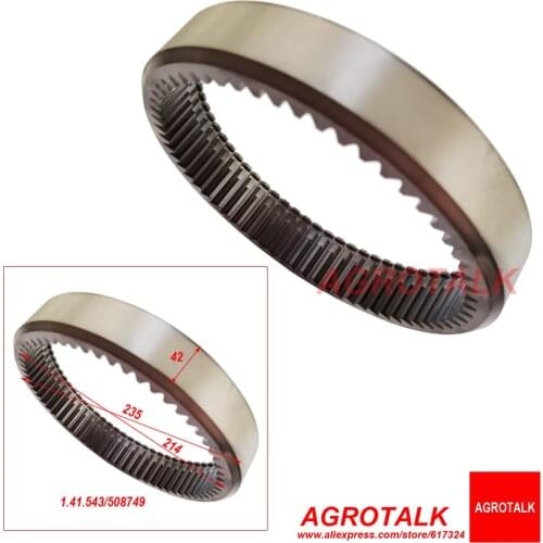 Gear ring for China YTO X904 tractor, part number: 1.141.543/5108749