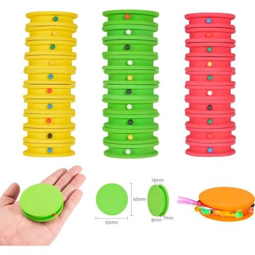 10pcs Eva Foam Spools Fishing Winding Board Fishing Hook Line Tackle Foam Spool Trace Wire Swivel Tackle Fish Line Tools