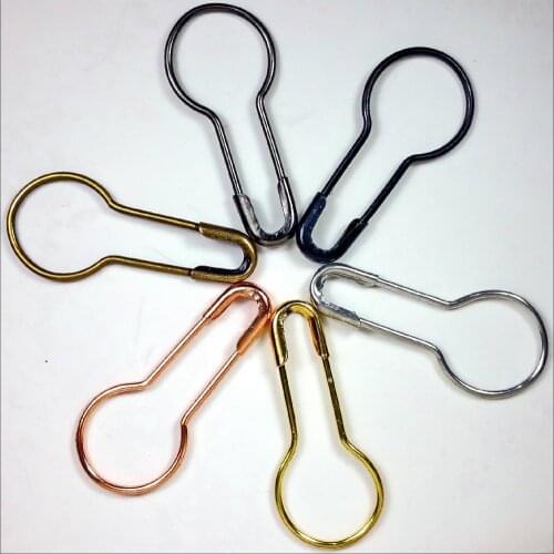 100Pcs Knitting Crochet Locking Knitting Cross Stitch Marker Hangtag Safety Gourd Pins Needle Clip Crafts Sewing Accessory