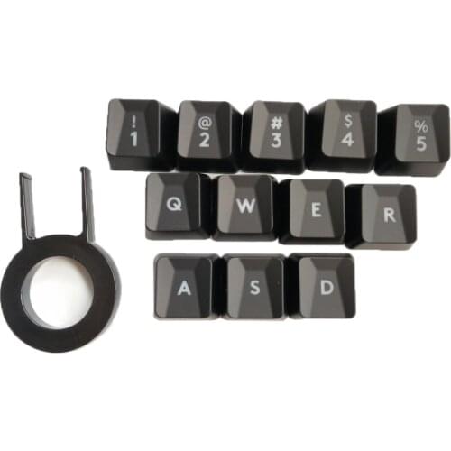 12Pcs Bump Keyboard Keycaps for logitech G413 G910 G810 G310 G613 K840 Romer-G Switch Mechanical Keyboard Backlit Keycap