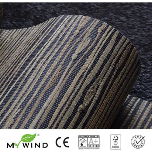 3D wallpapers designs vintage wall papers home decor for living room 2019 MY WIND grey Luxury Wallpaper sea grass grasscloth