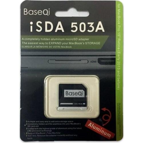 503A Baseqi Mini Card Drive Adapter For Macbook Pro Retina 15'' Model Mid 2012/Early 2013