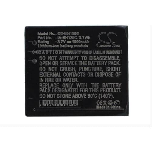 Cameron Sino 1000mAh battery for SAMSUNG HMX-R10 HMXR10BN HMXR10BNXXA IA-BH125C Camera Battery