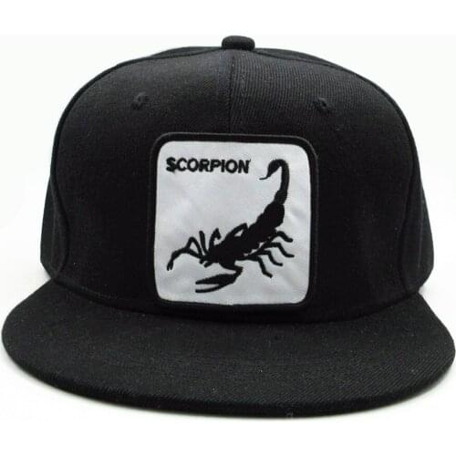 LDSLYJR Animal embroidery cotton Baseball Cap hip-hop cap Adjustable Snapback Hats for men and women