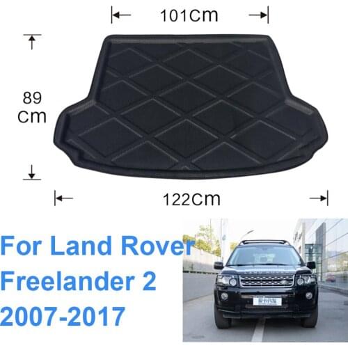 For Freelander 2 2007-2017 Auto Car Rear Boot Cargo Liner Tray Trunk Luggage Floor Carpet Mats Carpets Pad Mat