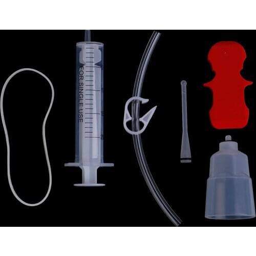 6pcs/set Hydraulic Brake Bleed Kit For Brake System, Mineral Oil Brake, Funnel Set Bike Repair Tool