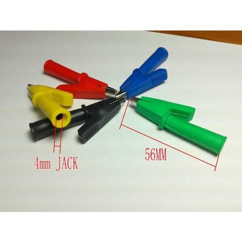50PCS COPPER Alligator Clips for Multimeter Probes Test Leads